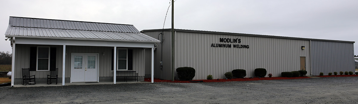 Modlins Welding Building, front view